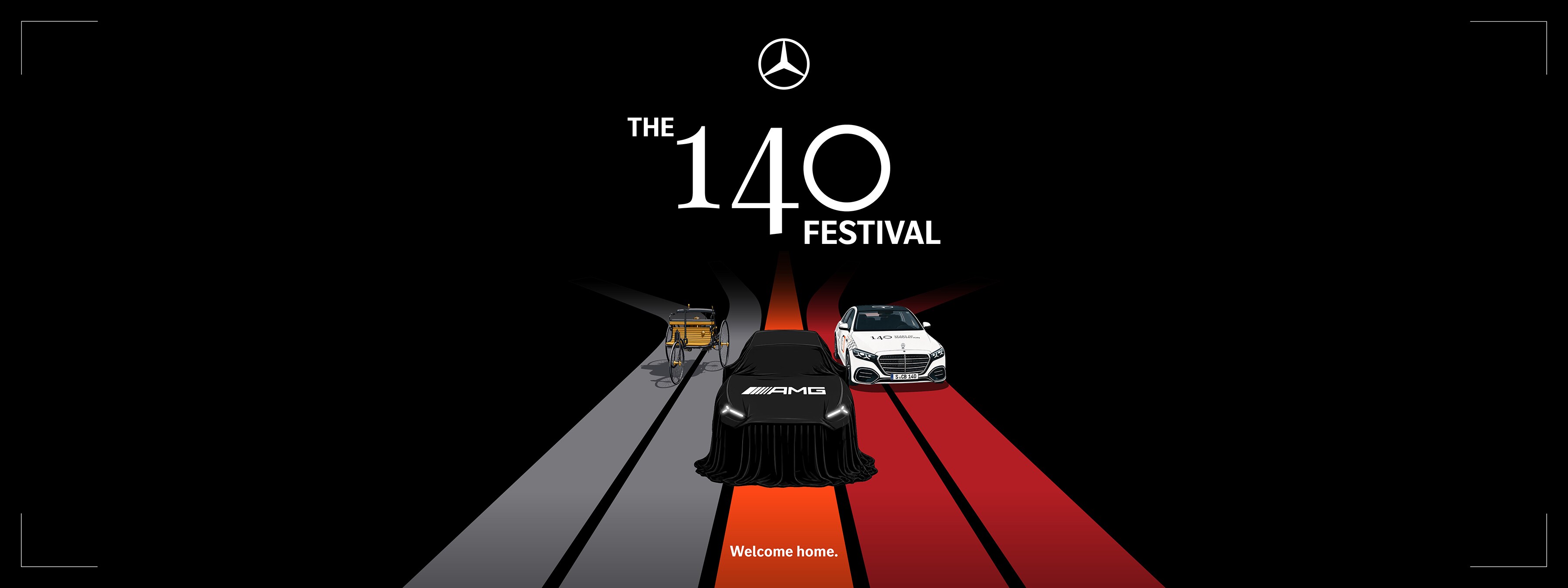 Der neue Mercedes-AMG GT SUV Weltpremiere des neuen Mercedes-AMG GT SUV am 140 Festival.