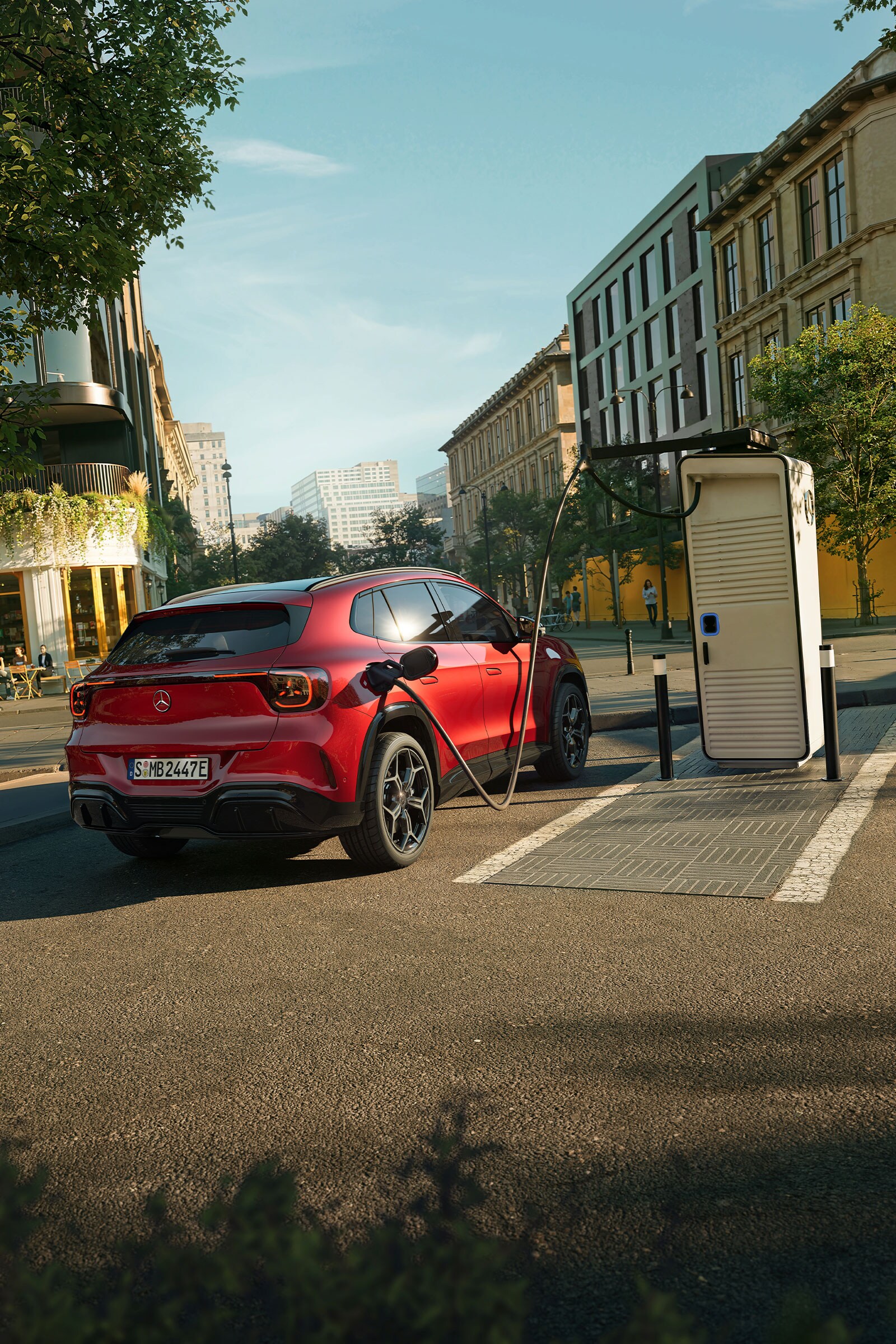 Der neue elektrische GLA. Der neue elektrische GLA.