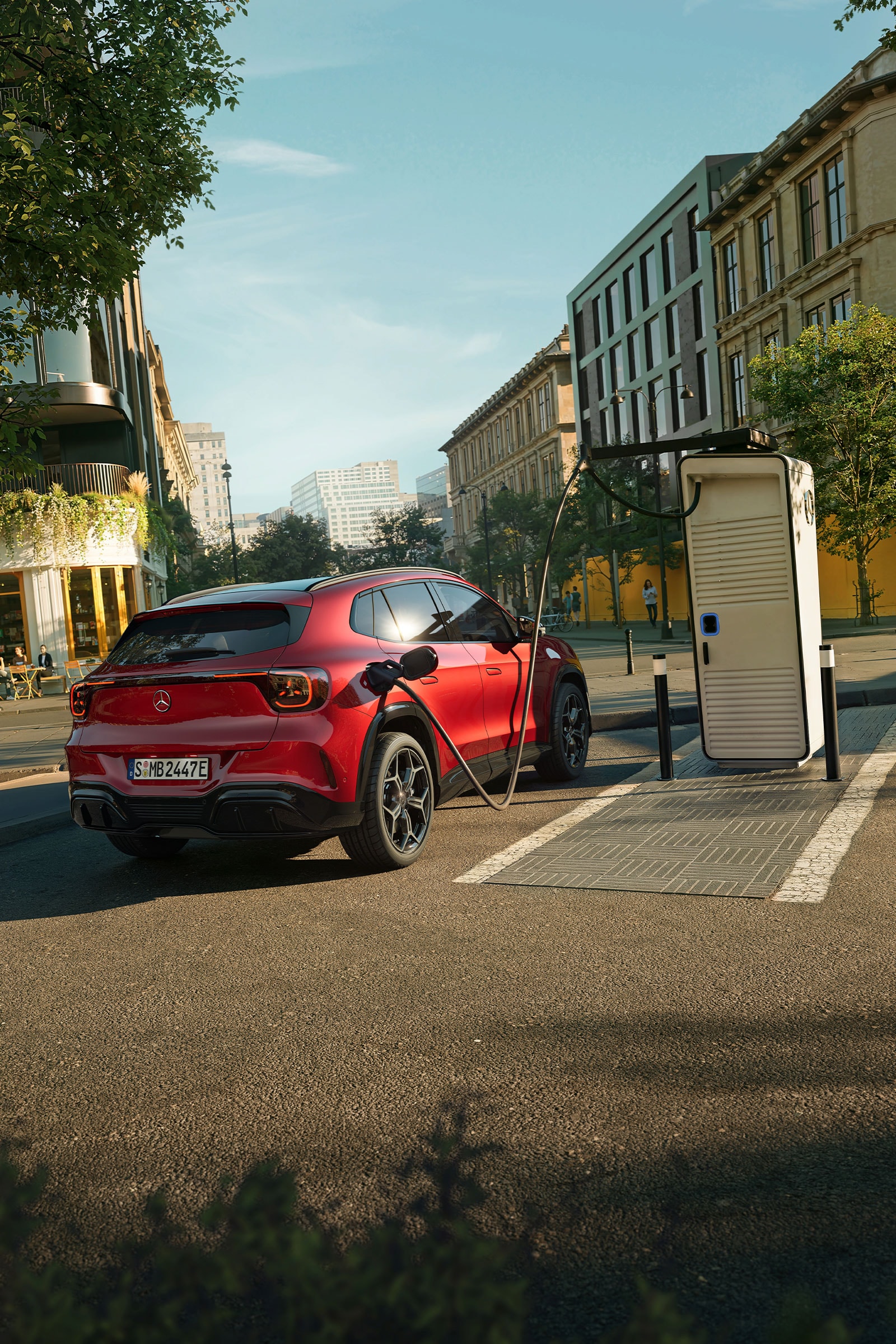 Der neue elektrische GLA. Der neue elektrische GLA.