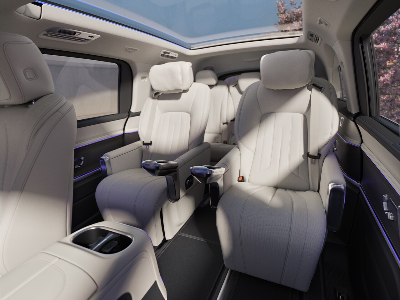 VLE | Mercedes-Benz Gezeigt wird das Interieur des VLEs von Mercedes-Benz.