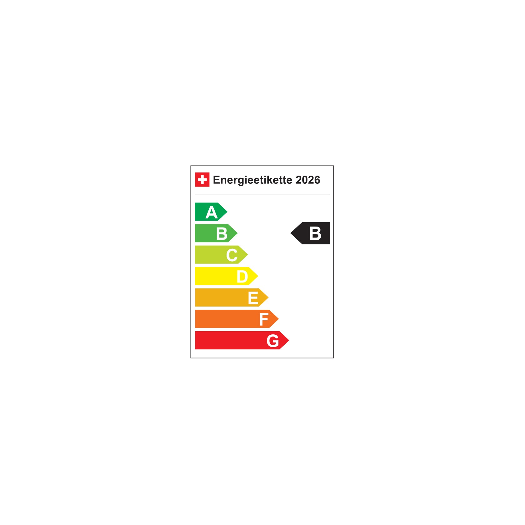 Energieetikette B Energieetikette B