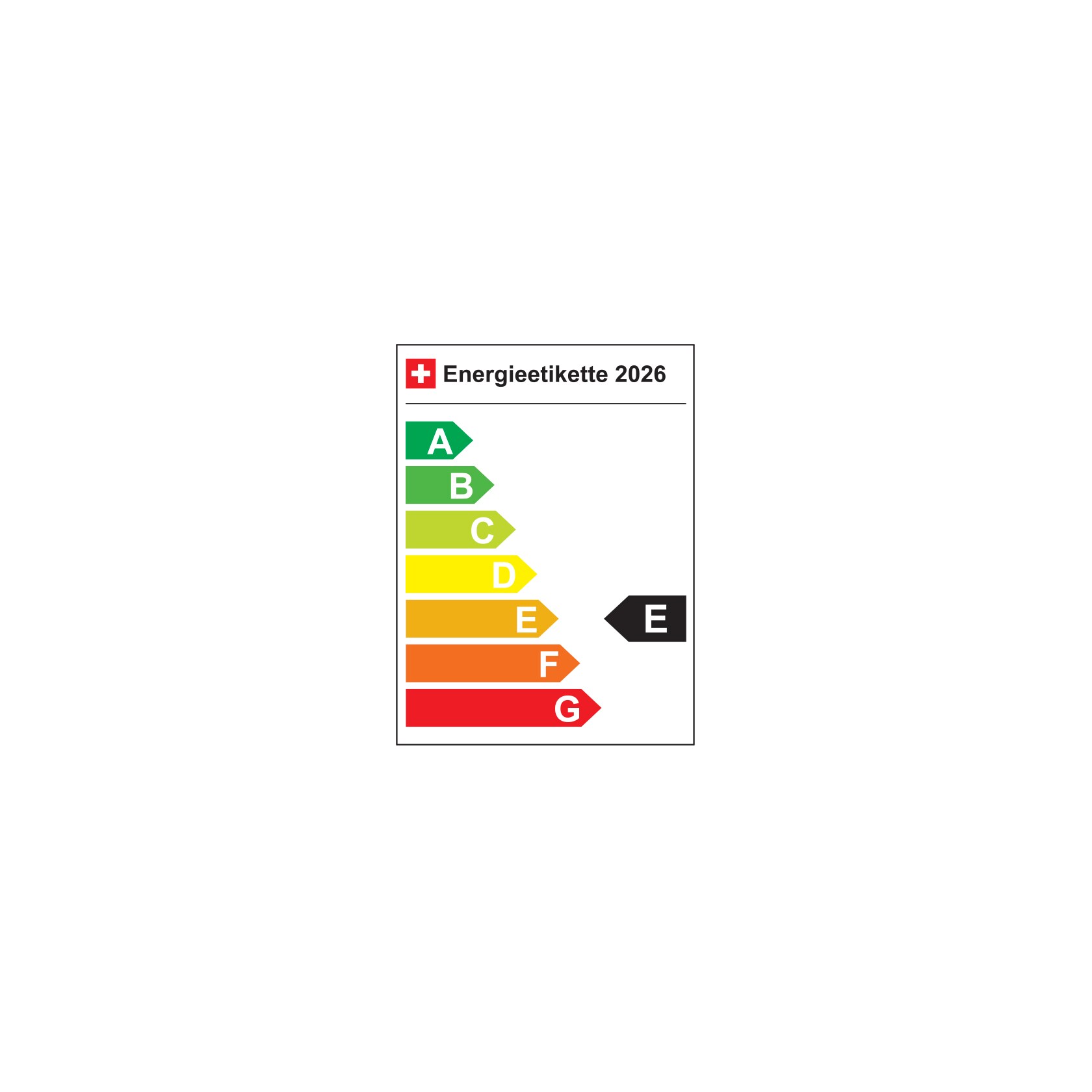 Energieetikette E Energieetikette E