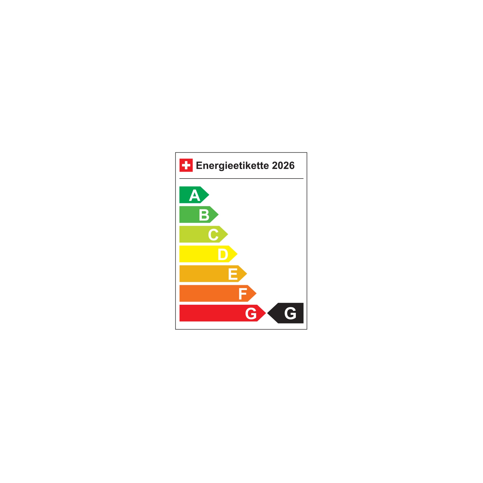Energieetikette G Energieetikette G