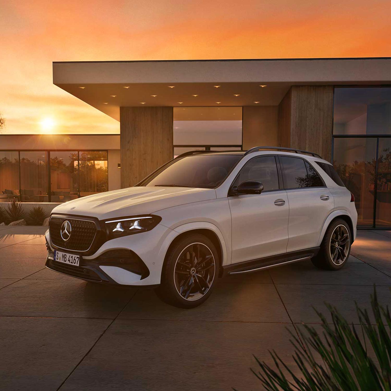 Das Exterieur des neuen GLE von Mercedes-Benz.